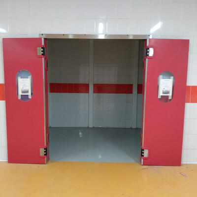 Пластиковые маятниковые двери МД (Пст-fix180)